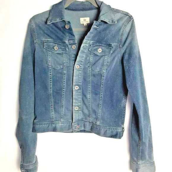 Ag Adriano Goldschmied Jackets & Blazers - AG Adriano Goldschmied Womens Denim Jean Jacket  L